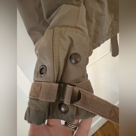 RALPH LAUREN | Olive Utility Field Jacket Belted Waist multiple Pockets, medium - Picture 5 of 11